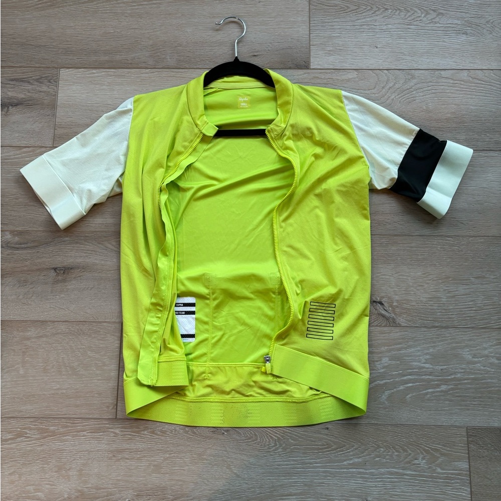 Rapha Bright Yellow Cycling Jersey